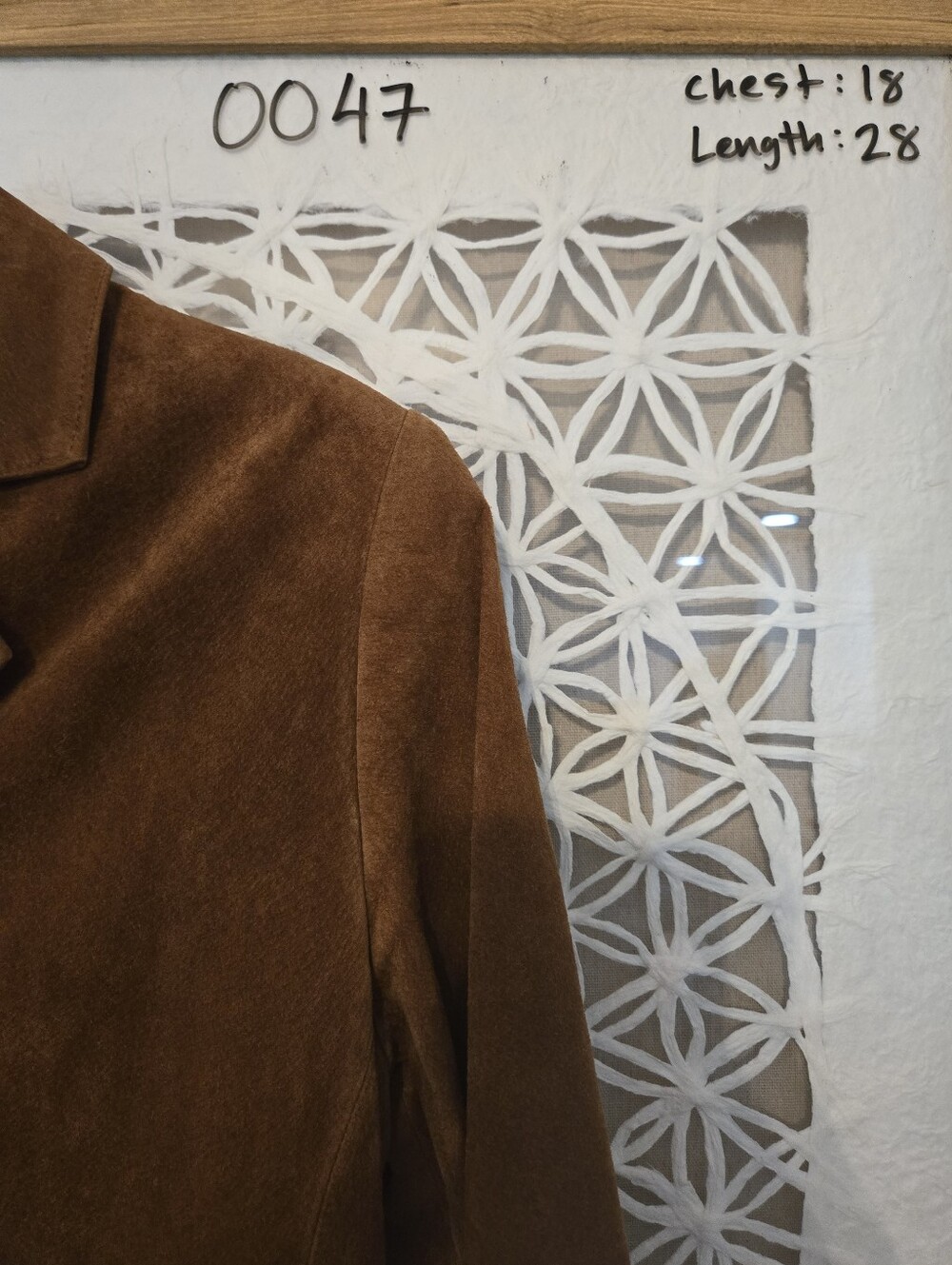 Vintage Valerie Stevens Suede Single-Button Blazer in Brown Jacket 4P - Picture 11 of 11